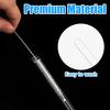 6pcs Replacement Straw for Yeti 42oz, Reble Plastic Drinking Straws with Long Straw Brush and Cleaner Compatible with Yeti Cups and Other 10.6in