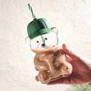 Gobelet d'apprentissage en forme d'ours avec couvercle à paille 600 ml Joli gobelet en verre pour café glacé, thé au lait, jus Lavable au lave-vaisselle Réutilisable Tasse froide pour la maison, le bureau, les voyages