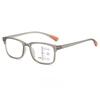 Anti Blue Light Progressive Multifocal Reading Glasses Men Women Fashion Square Frame Presbyopia Eyeglasses +100 To+400 Glasses