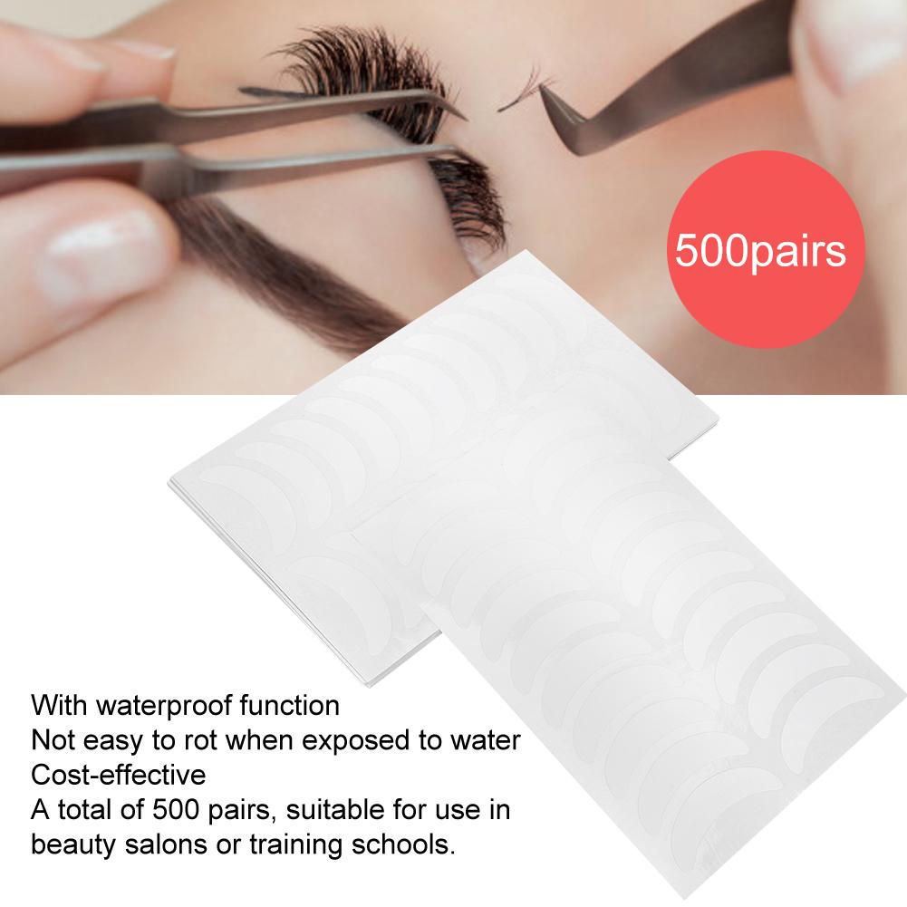 500 Pairs Eyelash Extension Sticker Eye Positioning Tips Sticker Lash Mapping Stickers