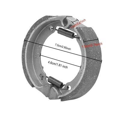 Brake PAD Shoe Electric Scooter Front Drum Brake Pad for MAX G30 G30D/MAX+/MAX PRO/S90L Kickscooter Accessories