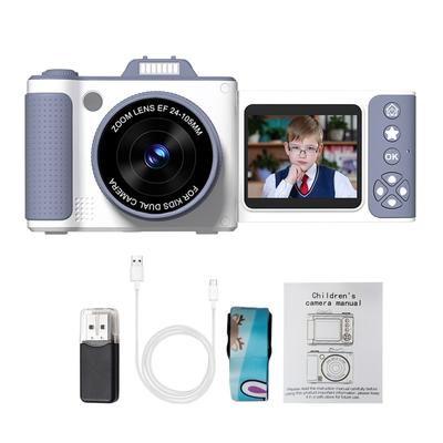 1080P Digital Camera for Kids Digital Video Camera 48MP 2.4 Inch Flip Screen 8X Zoom Telescopic