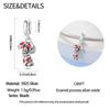 Authentic copper Charm Bead Charms Luxury Rose Snake Bead Charms Compatible With Bracelets Diy Women Making Delicate Gift