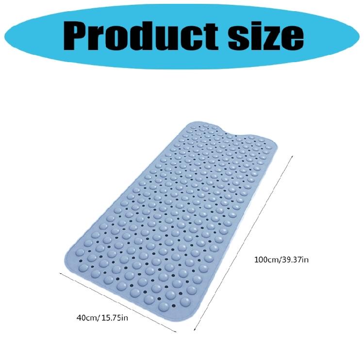 Comfort PVC Bathtubs Mats Suction Cup Stability, AntiSlip Water Proof Shower Bath Mats for Elderly and Children