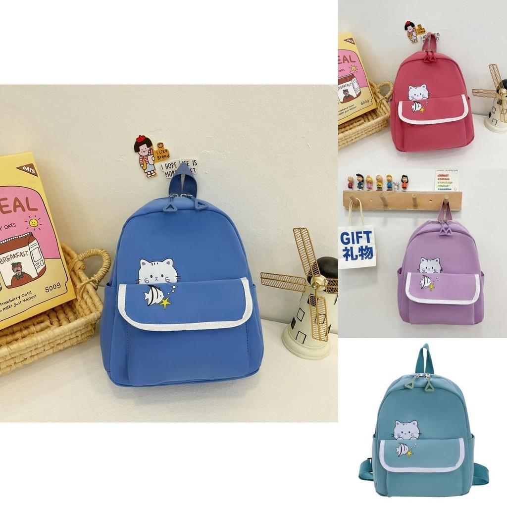 Cute Lightweight Nylon Kids Backpack Adorable Cartoon Design For Boys And Girls
