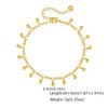 Boho Gold Color Ankle Bracelets for Women Evil Eye Butterfly Flower Leaf Zircon Charm Anklets Summer Beach Jewelry Accessory