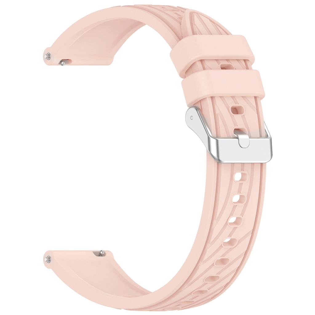 1Pc 18mm Silicone Watch Band Compatible with Garmin Vivoactive 4S/Vivomove 3S/Venu 3S 41mm/Venu 4 41mm/Venu 2S/Forerunner 255S/265S, Soft Sport Strap
