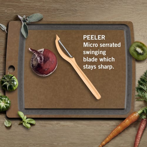 VICTORINOX Knife Peeler Set, Petty Knife and Vertical Peeler Set of 3, Set of 3, Vertical Light Orange, Colored Tool Set To Color Your Kitchen, Dishwa