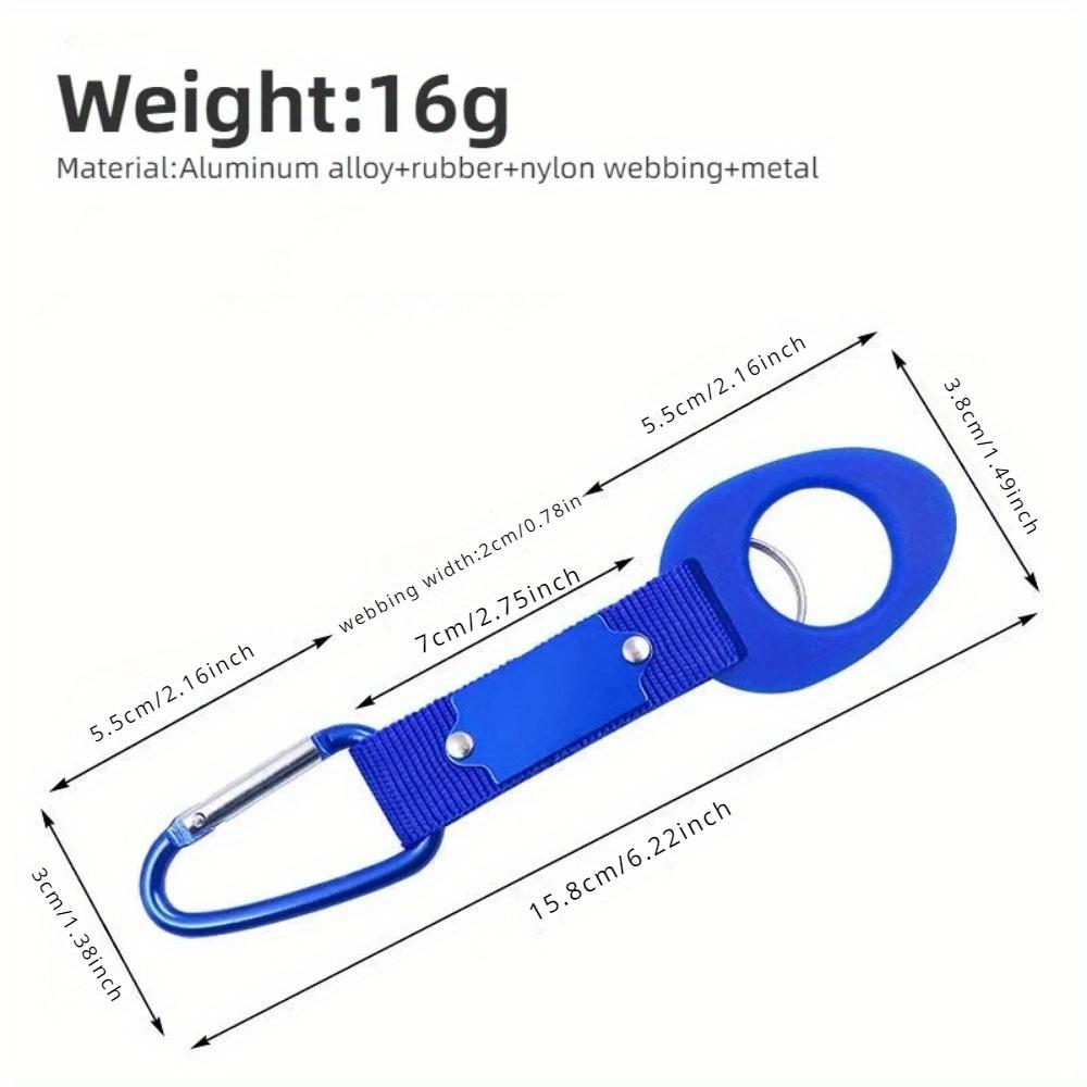1PC Water Bottle Holder Clip Outdoor Camping Hiking Sport Kettle Buckle Carabiner Belt Backpack Hanger Hook Climbing Accessories