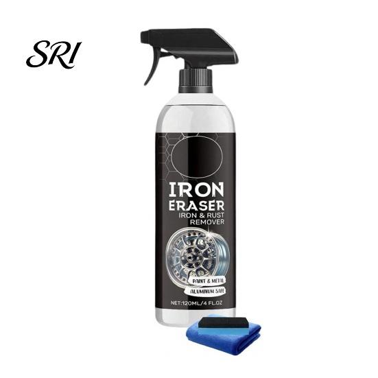 Car Iron Remover Spray for Wheels, Fast Acting Rust And Stain Metal Brake Dust Cleaner, Fallout Auto Paint Hardware 1pc