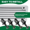 10x 10PCS RV Refrigerator Vent Clips For Norcold 617772 Replacement Refrigerator Clips 617772