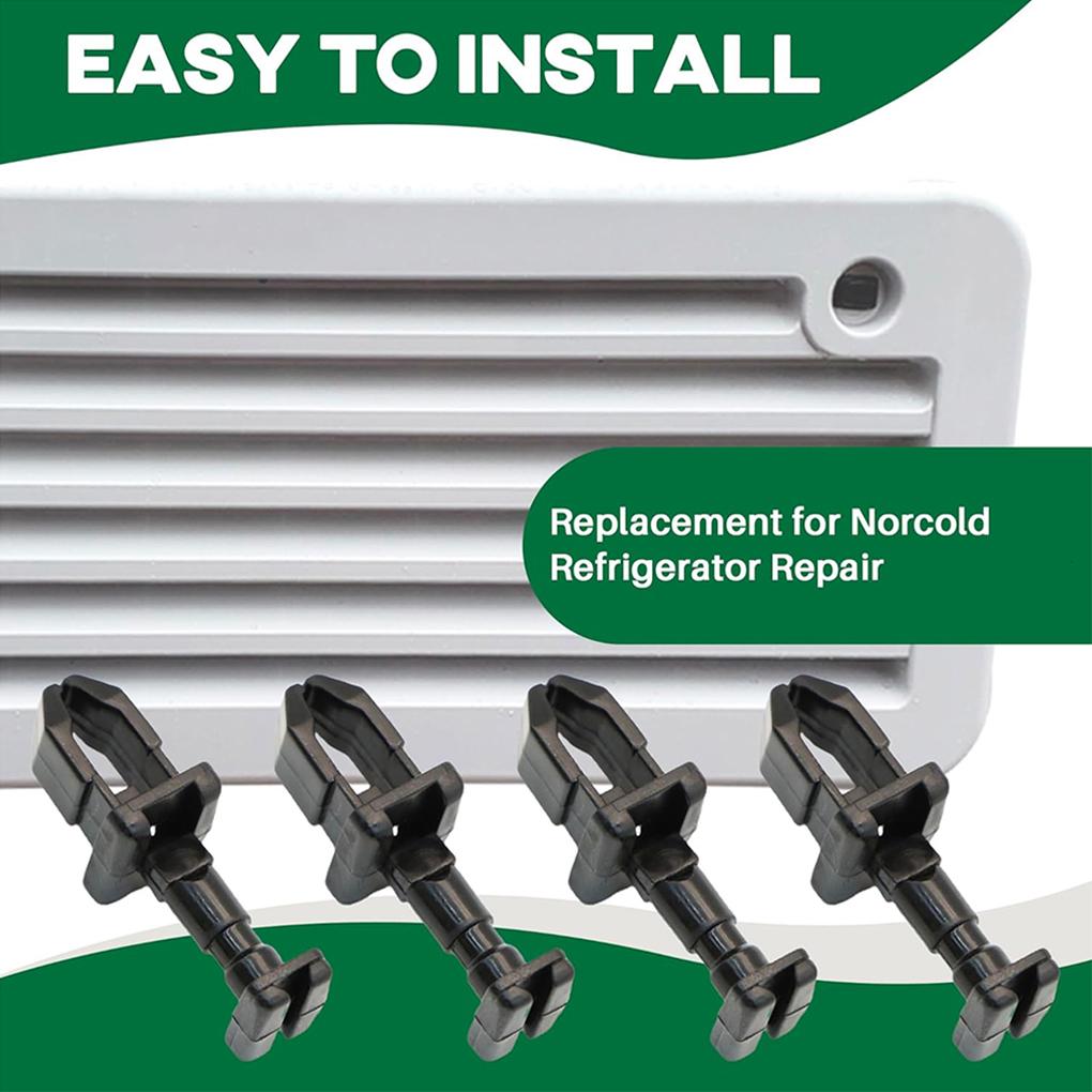 10x 10PCS RV Refrigerator Vent Clips For Norcold 617772 Replacement Refrigerator Clips 617772