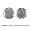 5~20set Blank Badge Pin Button Maker Making Parts Supplies 37mm DIY Button Making Consumables Iron Top Bottom Plastic Film TMZ
