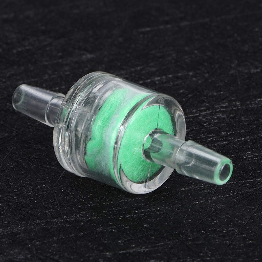 Silicone Tube Filter Aquarium Green 10PCS ABS Cleaning Filtration Supplies for Fish and Aquariums