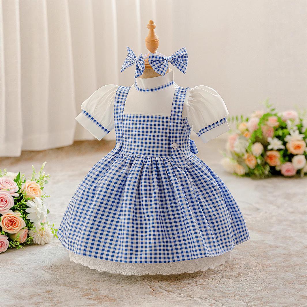 Halloween Wizard of Oz Dorothy Infant Toddler Dress: First Birthday & Flower Girl Outfit 70cm/6-9 Months