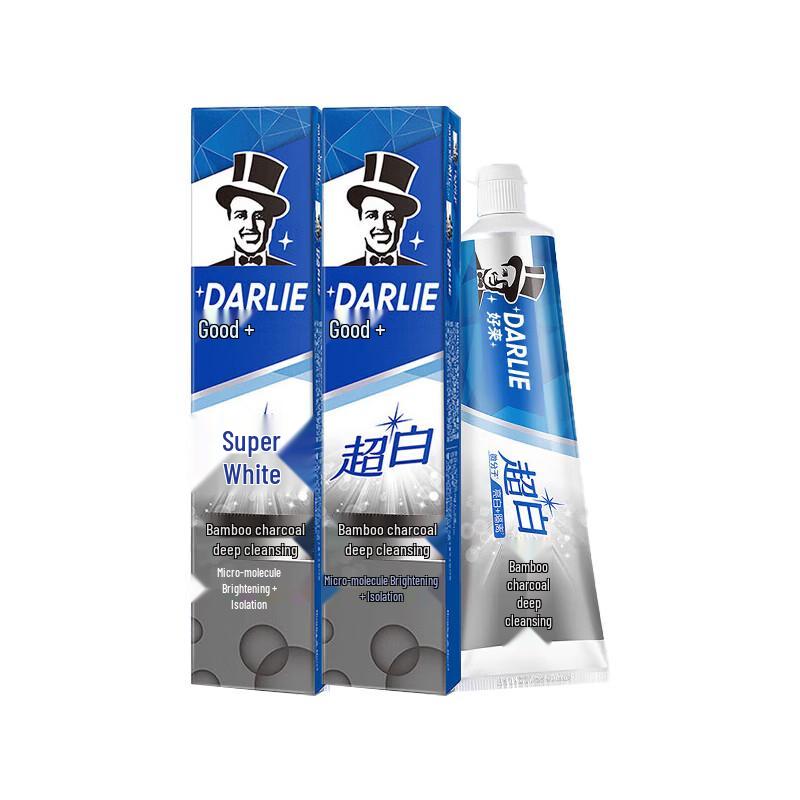 Darlie Ultra White Bamboo Charcoal Deep Clean Toothpaste, 2 x 190g