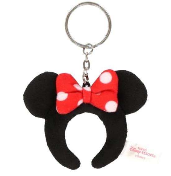 

Disney Minnie Mouse Headband Keychain Tokyo Disney Resort Exclusive Keychain чёрный