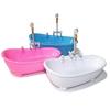 Playing House Kids Bathing Toys Spraying Water Mini Bathroom Tub  Dollhouse Furniture
