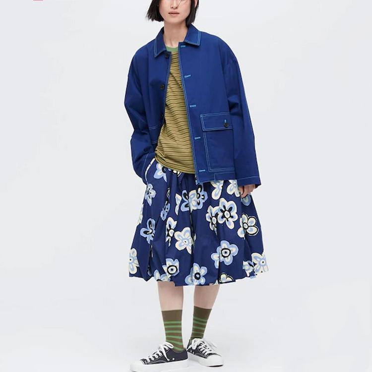 Uniqlo x MARNI Womens Balloon Shape Skirt (Asia Sizing) Flower Women Streetwear 451463-68