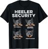 Heeler Security Funny Blue Red Australian Cattle Dog Gift Unisex T-Shirt
