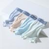Seamless boys' underwear, children's four cornered shorts, teenagers, middle-aged boys, breathable ice silk flat cornered summer thin design