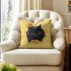 CuteNaughty Cute Cats Dogs Cushion Cover Natural Linen Organic Fabric DoubleSided Printing Couch Pillow Covers Home Decor