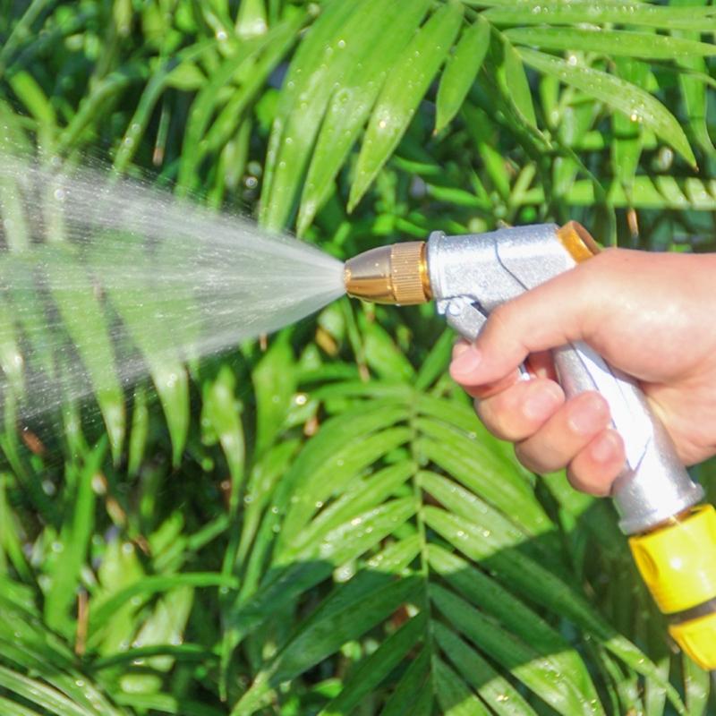 High Pressure Metal Garden Water Sprayer Gardening Sprayer Water Hose Household Lawn Car Washing Guns Yard Watering