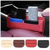 Large Capacity Car Leather Storage Box Multifunction Car Seat Slit Gap Pocket  Driver Seat