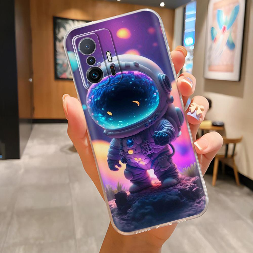 Pro pouzdro na telefon Xiaomi 11T Pro Módní Fantasy Průhledný Kryt Pro Xiaomi Mi 11T Pro Mi11T TPU Silikonové Kryty na Záda Odolné proti Pádu Funda