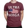 Novelty Ultra MAGA Trump Republican American T-Shirt for Men Crewneck Pure Cotton T Shirt Short Sleeve Tees New Arrival Tops