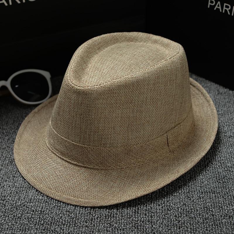 Panama Cotton Linen Sun Hat With Wide Brim For Men Women Casual Summer Accessory