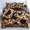 Luxury Home Bedding Set Bedroom Luxury Printed Bedding Set Quilt Cover Pillow Case 2/3 Pieces Home Decoration Soft Microfiber
