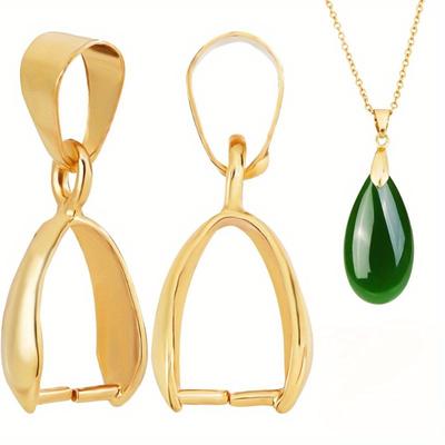 10 Stück Edelstahl-Anhänger-Klemmclip-Ösenverschluss-Hakenverschlüsse für DIY-Halskettenschmuckherstellung