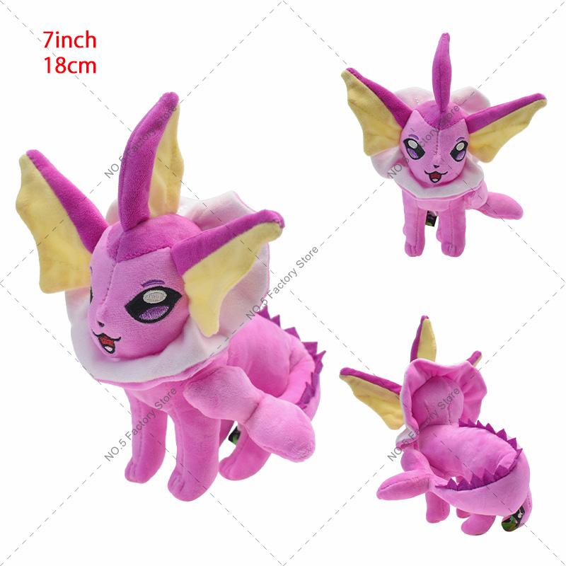 32 Style Eevee Plush Toy Pokemon Eeveelution Umbreon Vaporeon Jolteon Flareon Espeon Leafeon Cartoon Stuffed Animal Doll Peluche