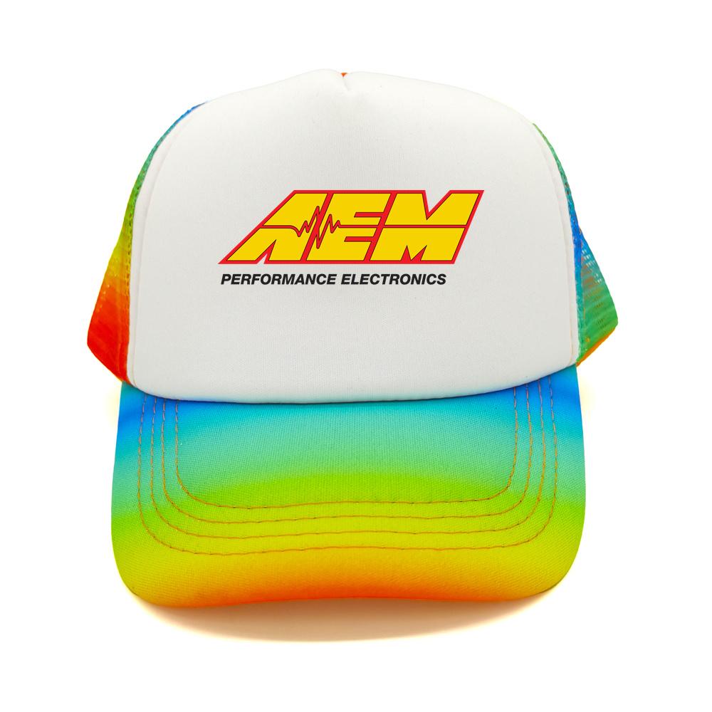 Aem Performance Electronics Trucker Cap Men Aem Hat Baseball Cap Unisex Outdoor Mesh Net Caps MZ-619
