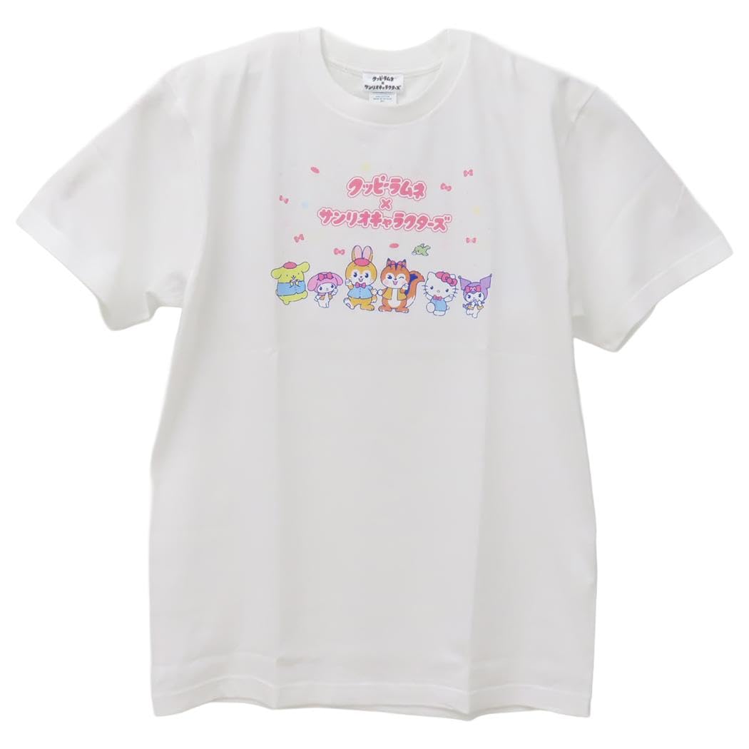 

Cuppy Ramune x Sanrio Characters Sanrio x Cuppy Ramune T-shirt White L size