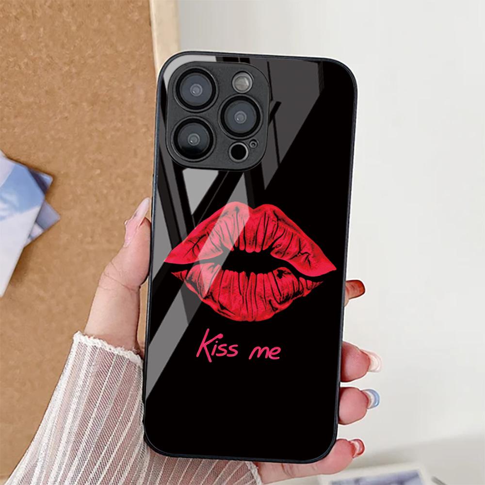 Cherry Painted Hard Phone Case For Samsung S25 Ultra S26 S24 S23 S22 S 25 Plus S21 S20 FE Cases Tempered Glass Back Cover Funda