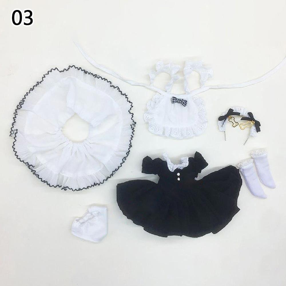 Pretty Princess Dress Retro Doll Accessories New Maid Dress  (No Dolls or Shoes)