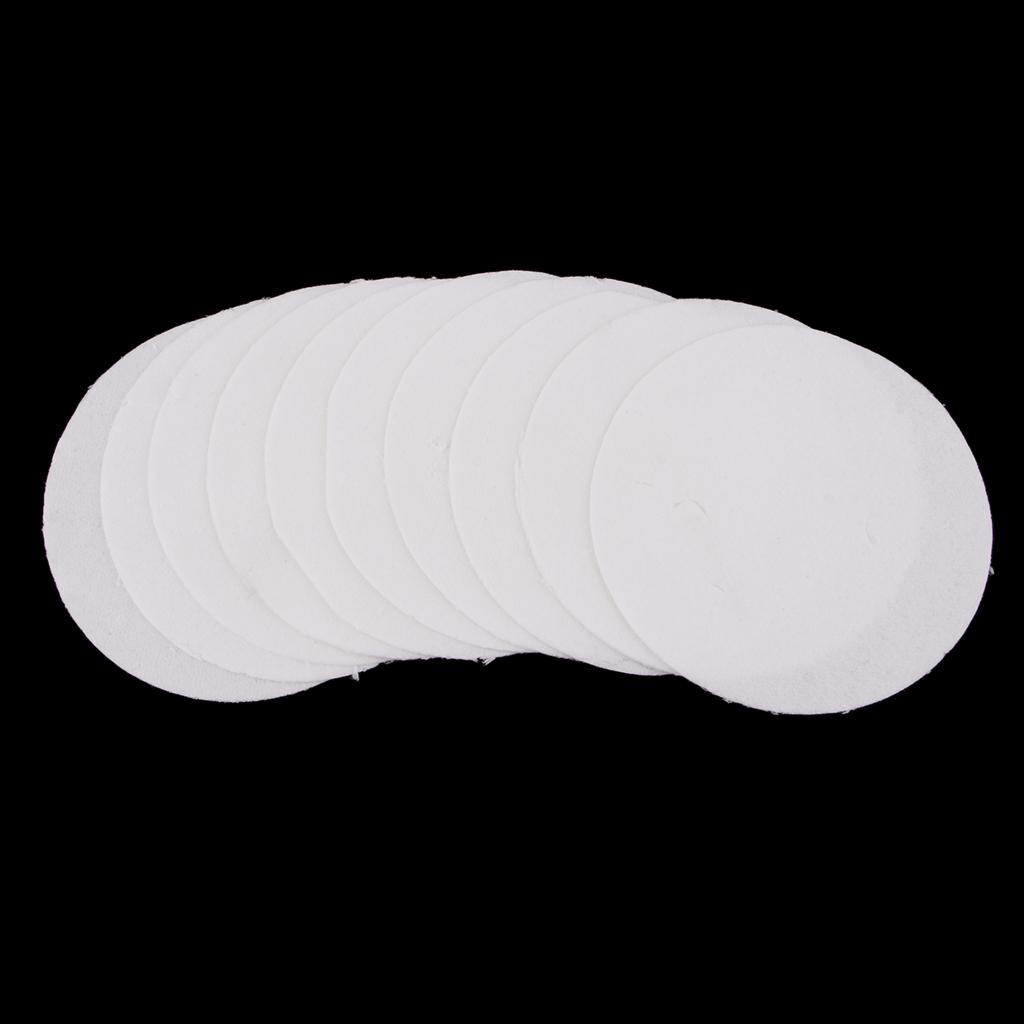 10 pz 115mm Diam Coperta Isolante in Fibra Ceramica Carta per Piatto Forno a Microonde Thinfire Artigianato Fai da Te