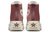 Converse Run Star Hike Platform Hi Striped Knit Dark Wine