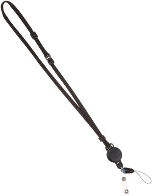 SANWA SUPPLY Strap with Reel DG-STR3 (Strap Only), Length Approx. 51.5-62.5cm