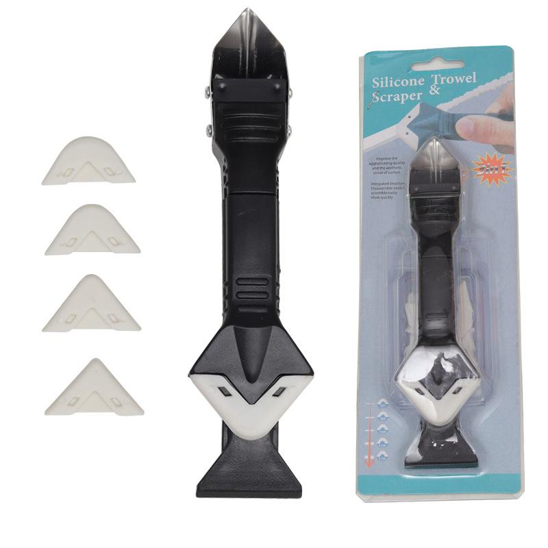 Beauty seam tool, metal glue scraper, glass glue scraper, spatula, rubber scraper set, glue scraper, silicone angle scraper