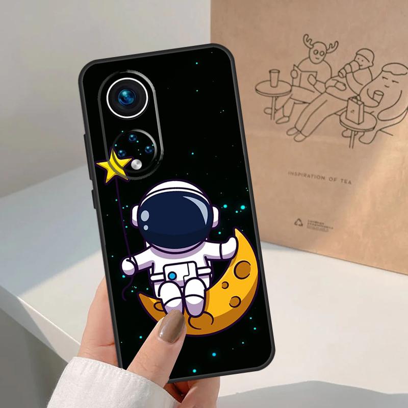 Star Astronaut Cute For Huawei P20 P30 P40 P60 Pro P Smart Nova 9 5T Honor 70 90 50 Magic5 Lite X7a X9a X8a Case