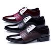 Luxury Brand Men Business Flats Shoes Breathable Men Patent Leather Shoes Classic Formal Dress Shoes For Men New Fashion