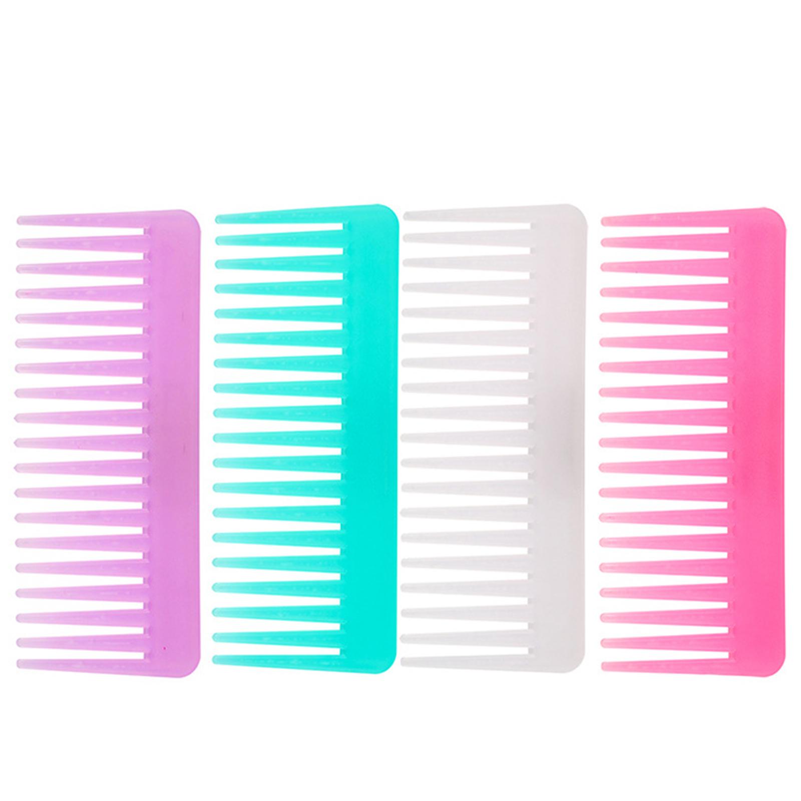 

Wide Tooth Comb Large Hair Detangling Come for Curly Hair Wet Dry Hair Styling Hairbrush Anti static Scalp Massage белый