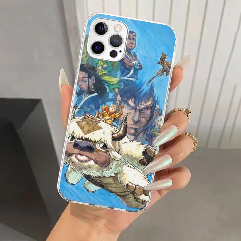 

Чехол для телефона Аватар: Легенда об Аанге для iPhone 17 Air 16 15 Plus 14 13 Mini 12 11 Pro Max 16E 7 8 SE 2020 Мягкий Funda Prin iPhone 12 (12 Pro)
