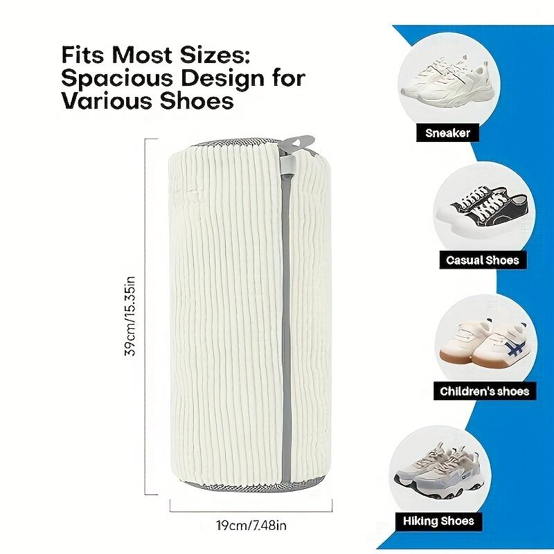 360° Deep Cleaning Shoe Washing Machine Bag: Reusable Laundry and Dryer Shoe Bags for Sneakers, Tennis Shoes, Fits Most Types