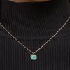 Swarovski Bella V Emerald Crystal Gold Chain Necklace