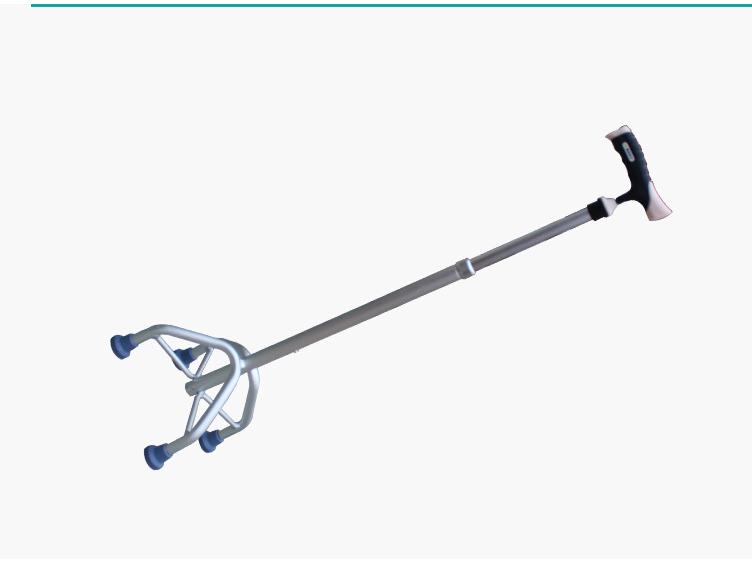 Adjustable Quad Cane Crutches - Aluminum Alloy, Multiple Styles for Elderly