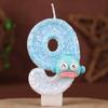 Ugly Fish Cartoon Number Birthday Candle Cake Decoration Holiday Birthday Celebration Handmade Candle 0-9diy